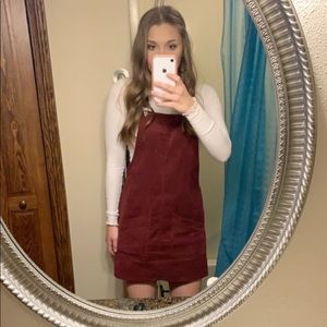 Corduroy Overall Dress